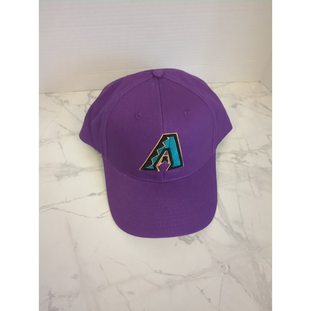 Vintage Arizona Diamondbacks Snapback Hat Cap Purple One Size MLB Baseball